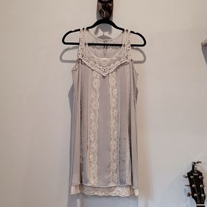Lacey detailed dress